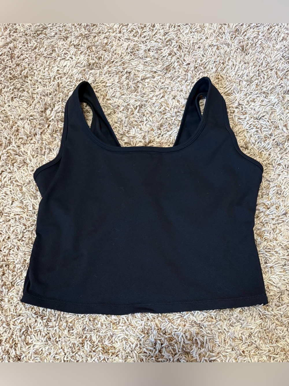 Halara U Neck Crossover Barre Ballet Dance Tank Top women’s size Medium